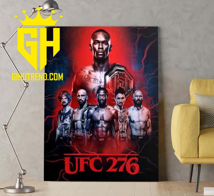 MMA UFC 276 The Upside Down x Stranger Things 4 Style Poster Canvas