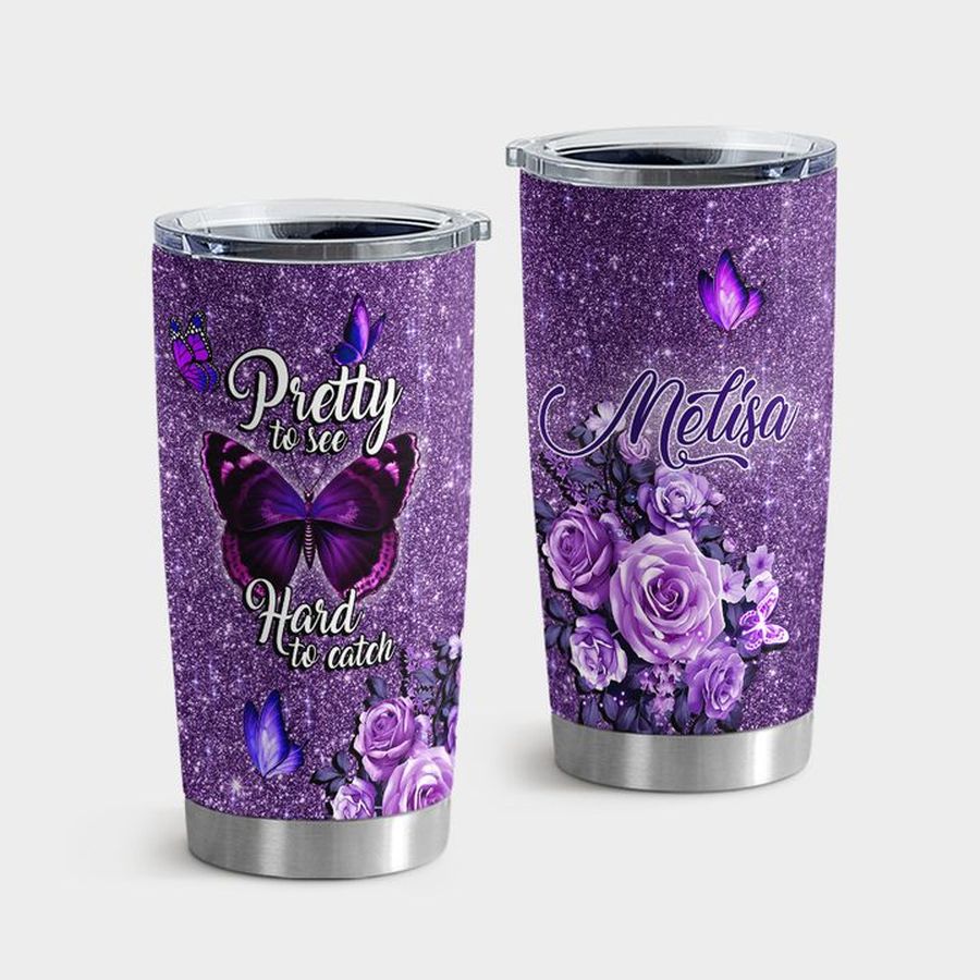 Monarch Insulated Tumbler, Butterfly Pretty To See Hard To Catch Tumbler Tumbler Cup 20oz , Tumbler Cup 30oz, Straight Tumbler 20oz