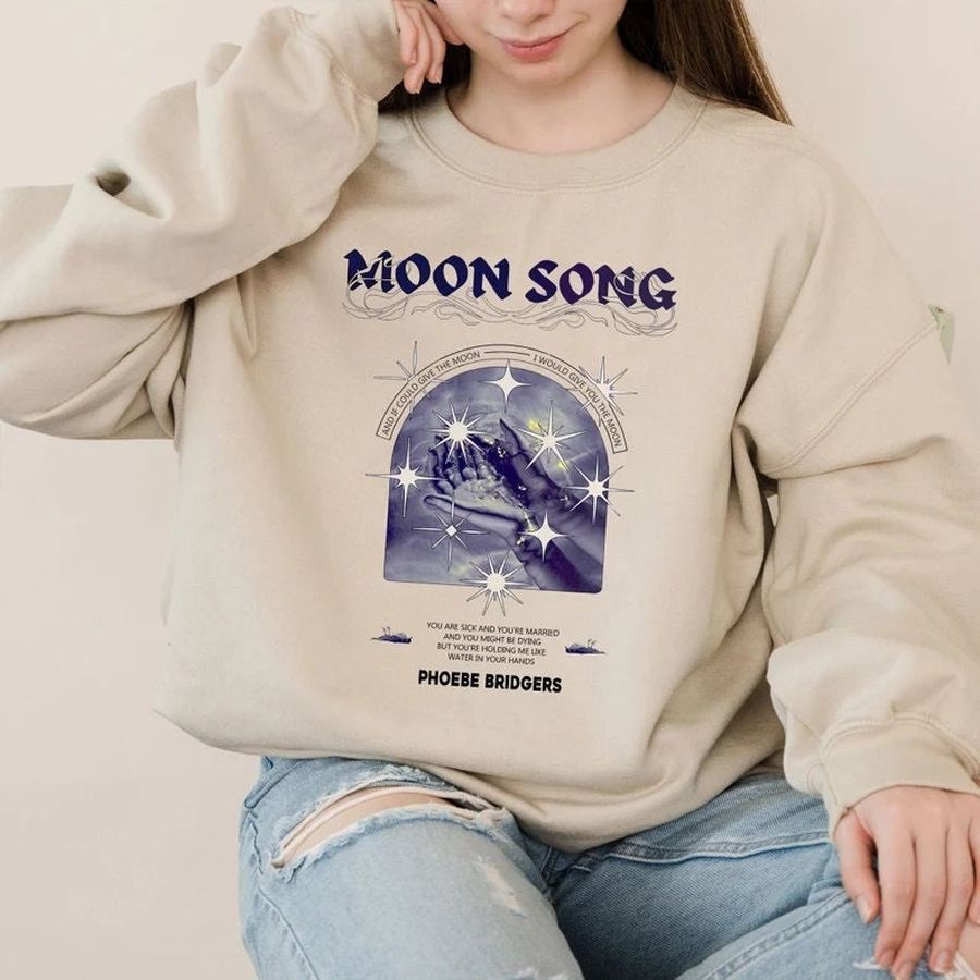 Moon Song Phoebe Bridgers Vintage Phoebe Bridgers Tour 2022 Unisex Sweatshirt