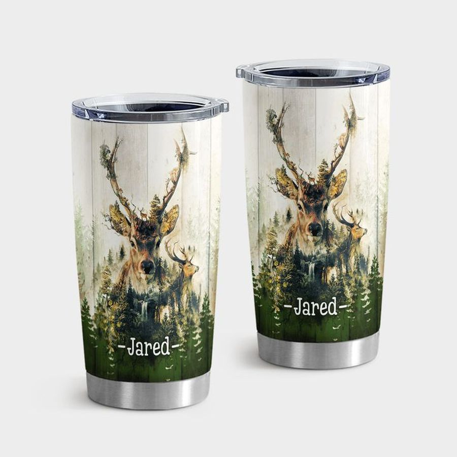 Moose Hunting Stainless Steel Tumbler, Deer Hunting Tumbler Tumbler Cup 20oz , Tumbler Cup 30oz, Straight Tumbler 20oz