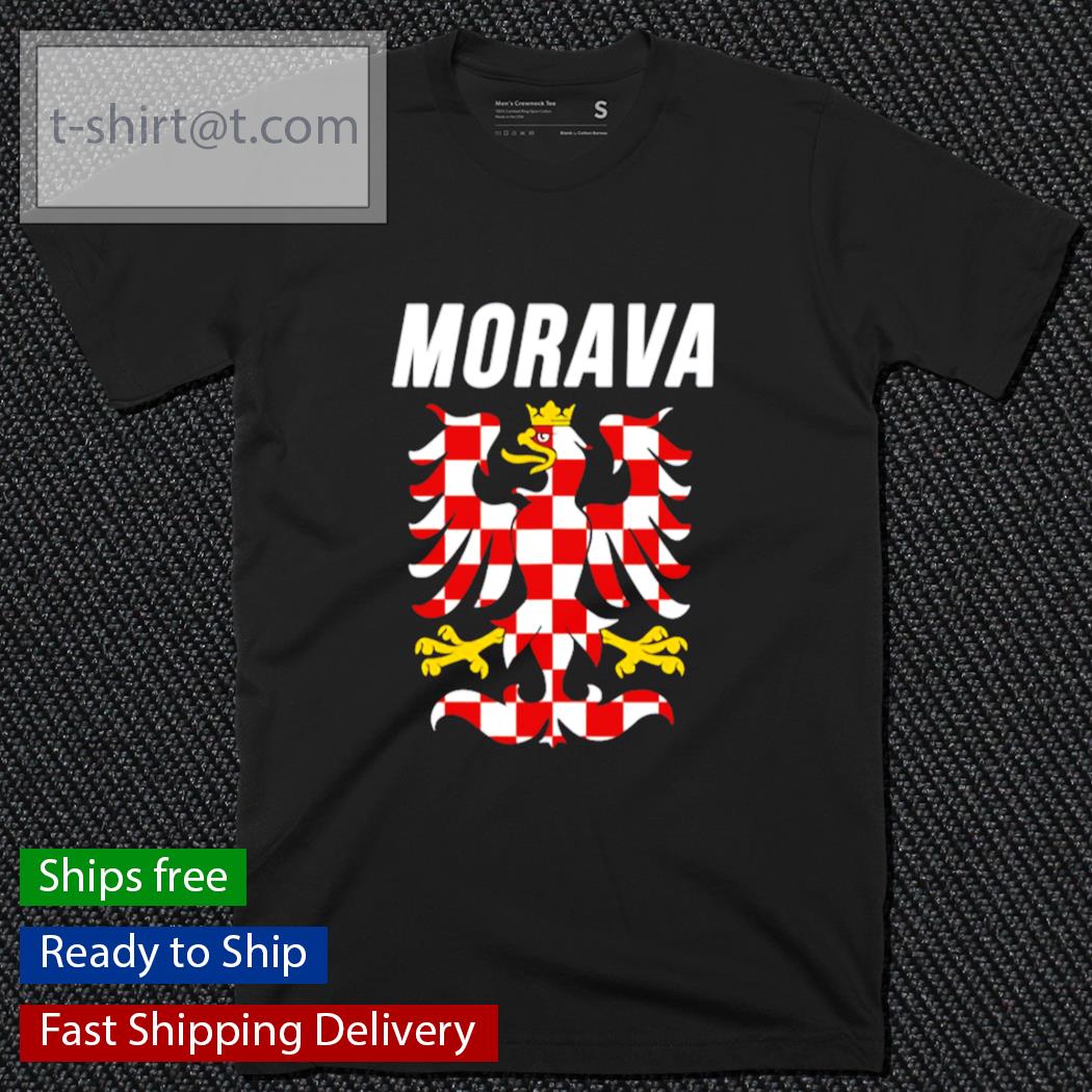 Morava Moravia In Czech Tees Czechia Coat Of Arms Souvenir shirt