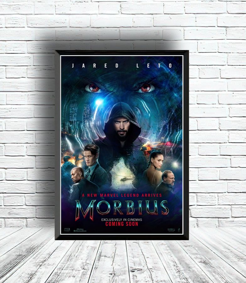 Morbius 2022 Movie Poster  Wall Décor  Gift Idea  House Warming Gifts  Film Posters  Wall Poster  Jared Leto Poster  Marvel Poster