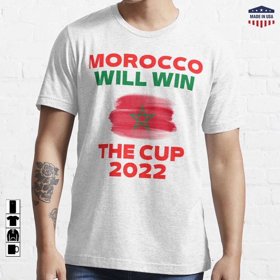 Morocco WILL Win The CUP 2022 Cap Essential T-Shirt