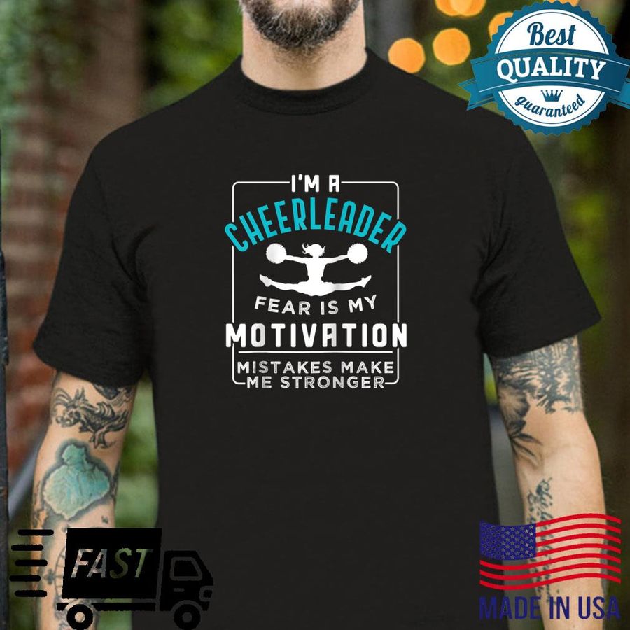 Motivational Cheerleader Design Shirt