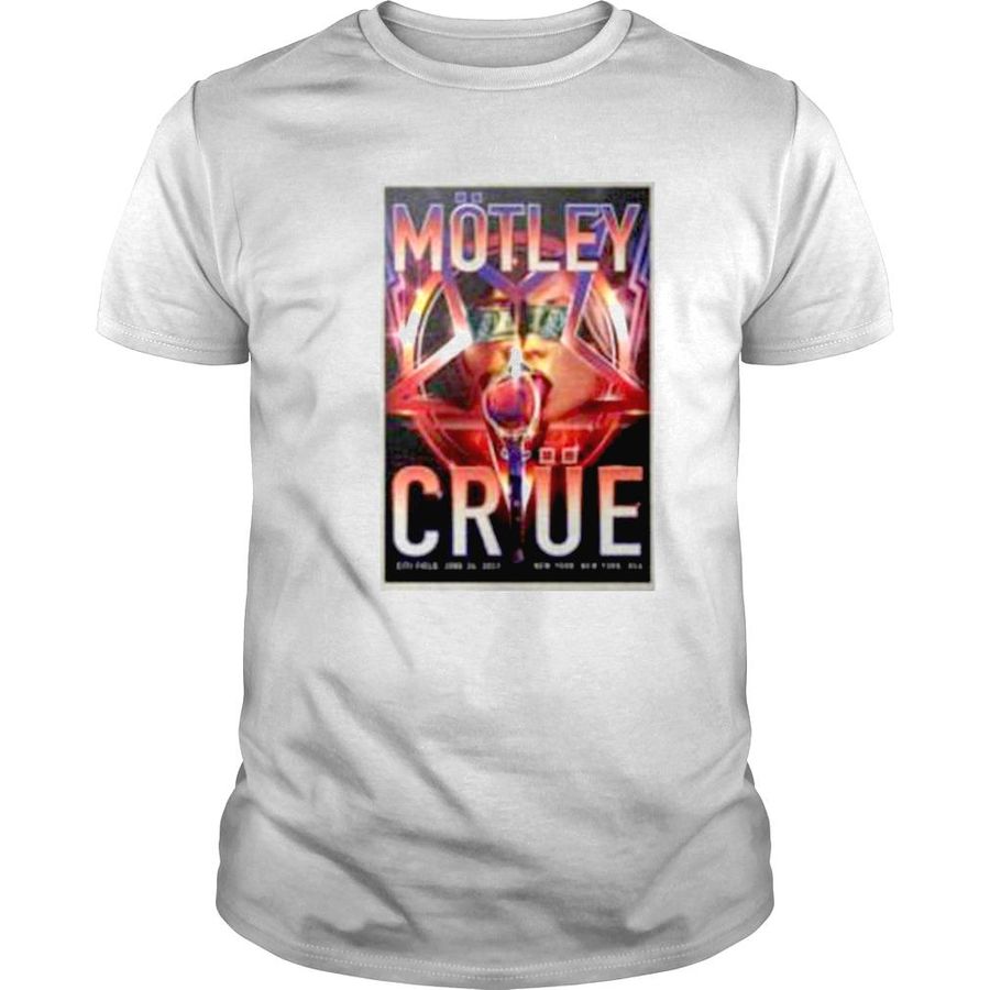 Motley Crue 2022 The Stadium Tour June 24 Citi Field New York shirt
