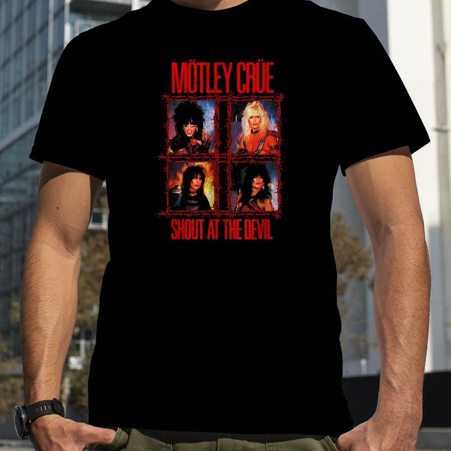 Mötley Crüe   Shout At The Devil   Wire T Shirt