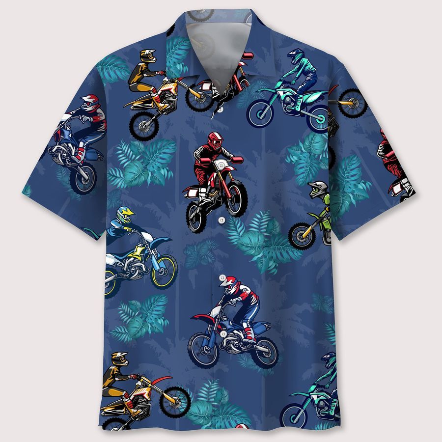 motocross tropical coconut Hawaiian Shirt