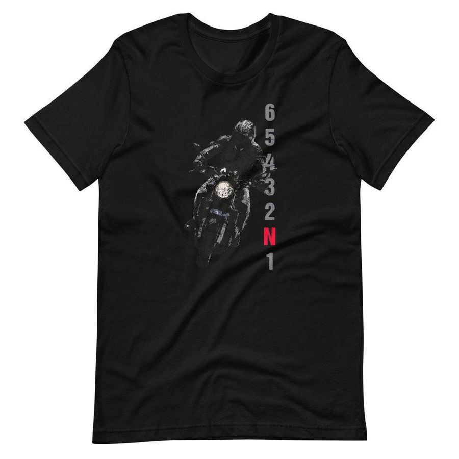 Motorcycle Rider Gear Shift Short Sleeve Unisex T-Shirt