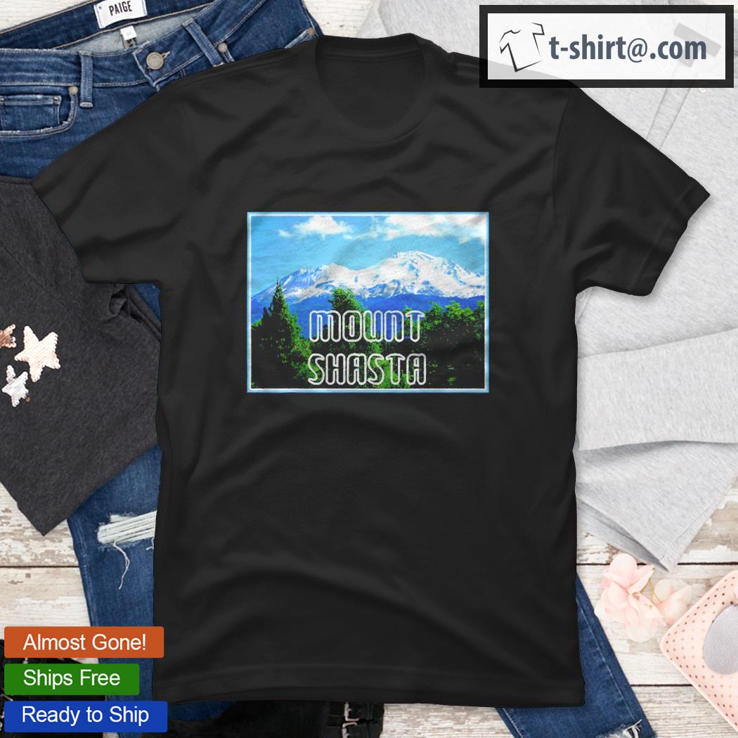 Mount Shasta Mountain Novelty Gift Shirt