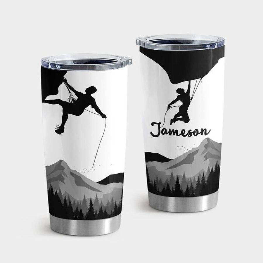 Mountain Stainless Steel Tumbler, Mountain Climbing Tumbler Tumbler Cup 20oz , Tumbler Cup 30oz, Straight Tumbler 20oz