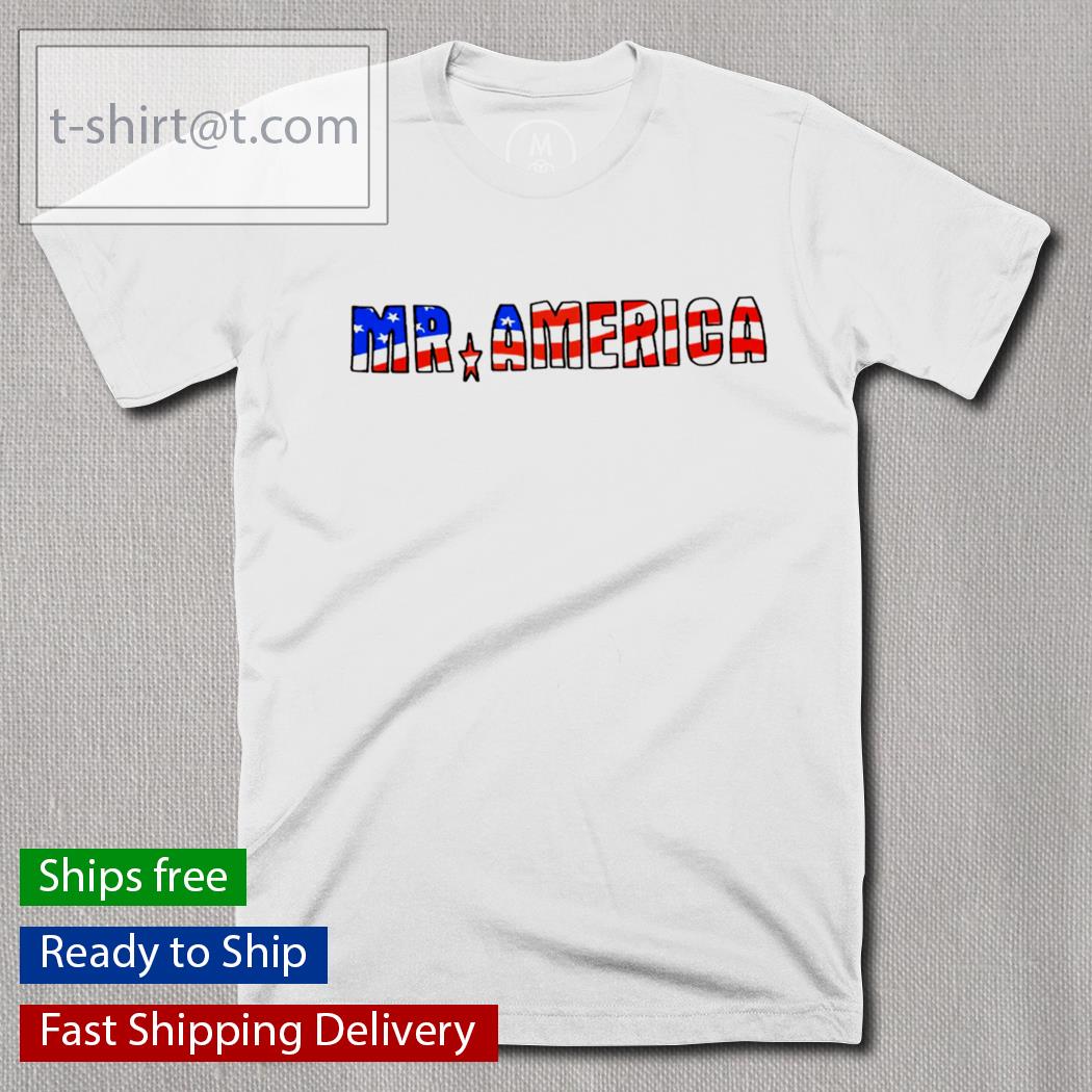 Mr American flag shirt