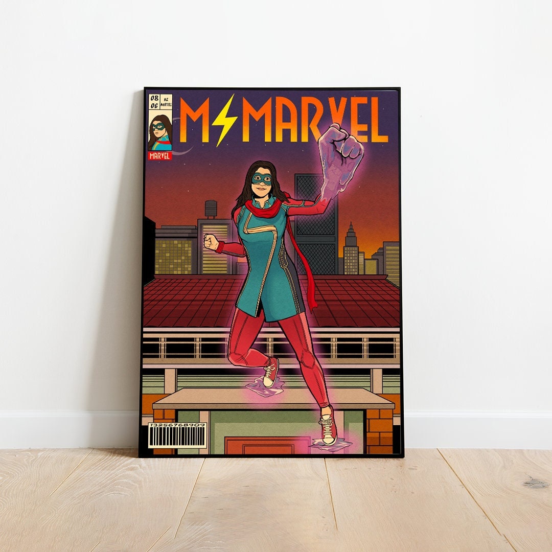 Ms Marvel Poster Comic Book