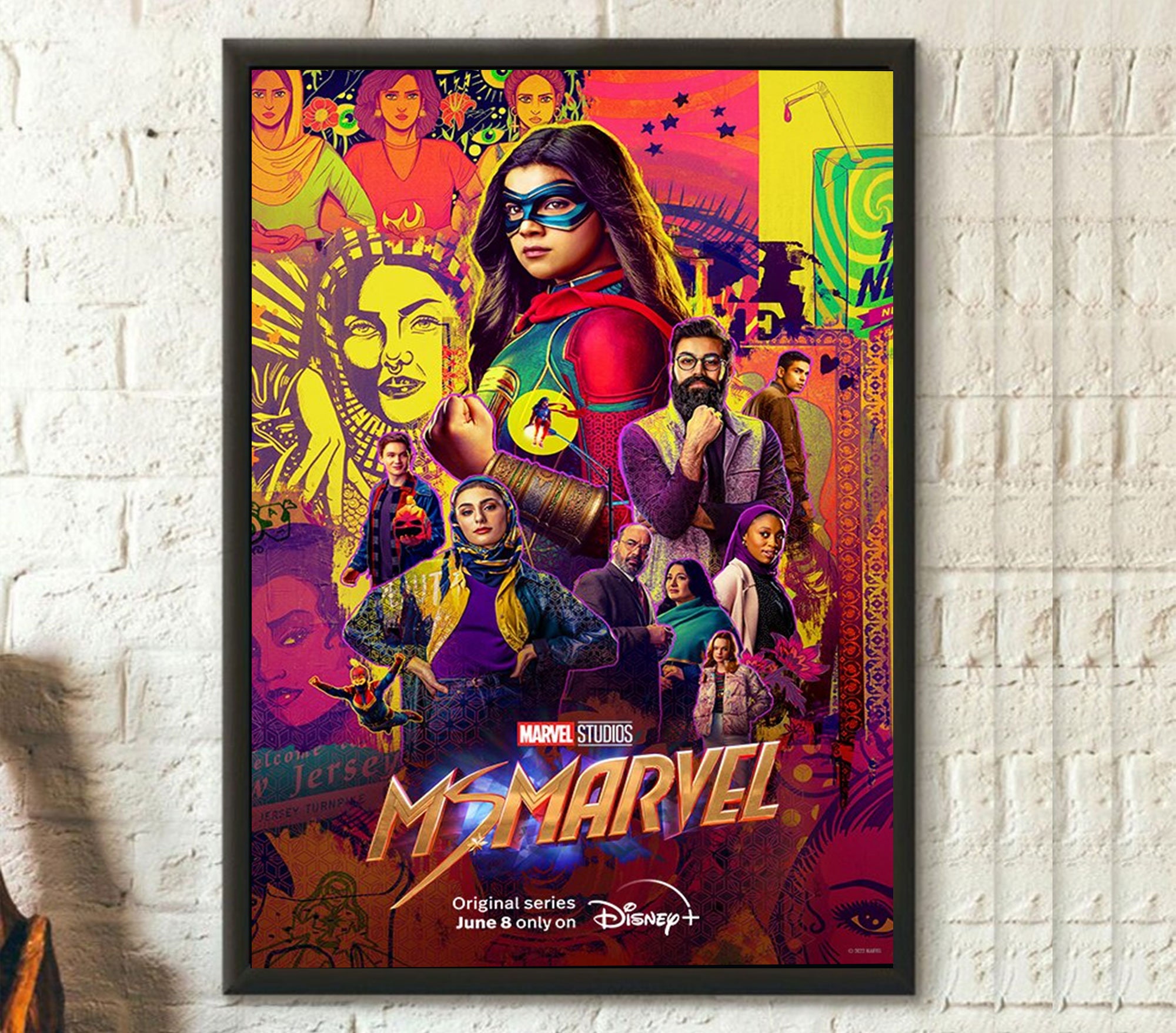Ms. Marvel Kamala Kha Comic Cove TV Series Poster