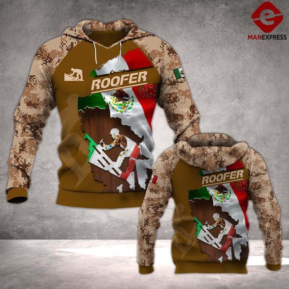 Mtp Roofer Mexico 3D Hoodie For Men For Women All Over Printed Hoodie