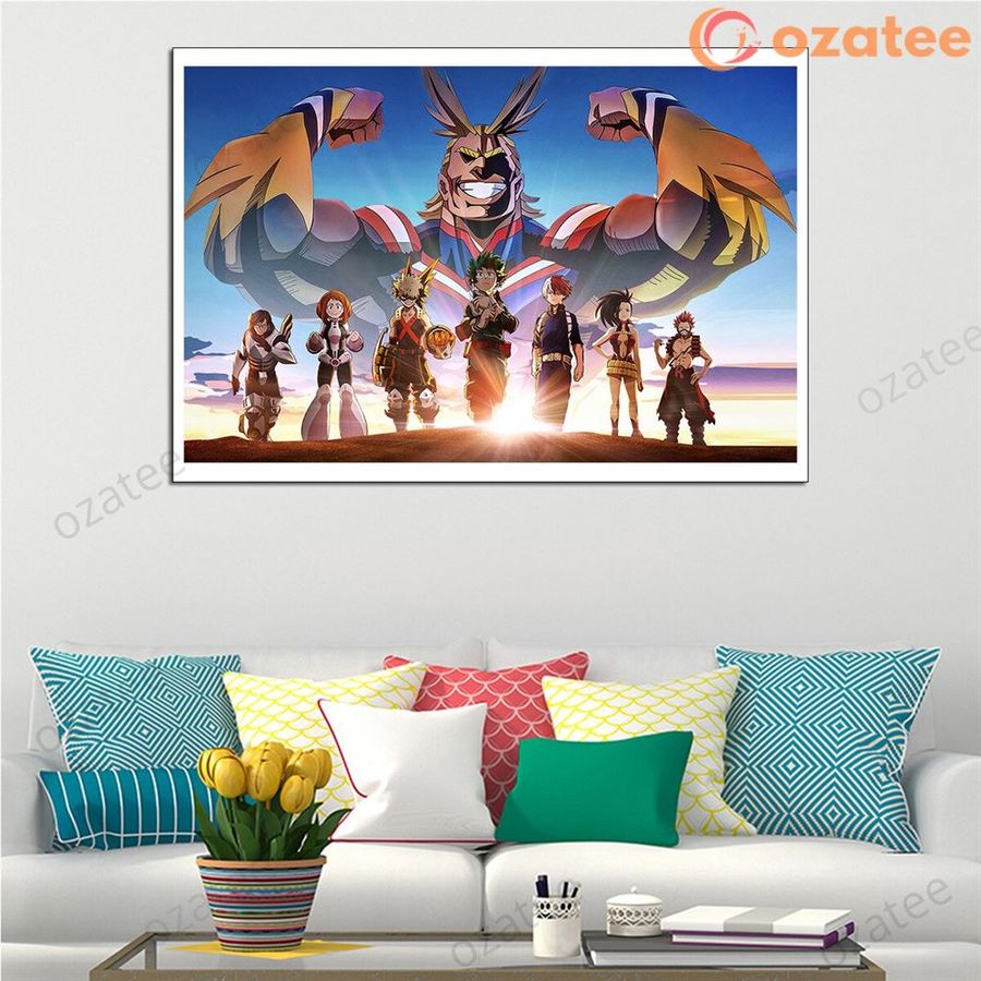 My Hero Academia Anime Oil Painting Poster For Home Decoration