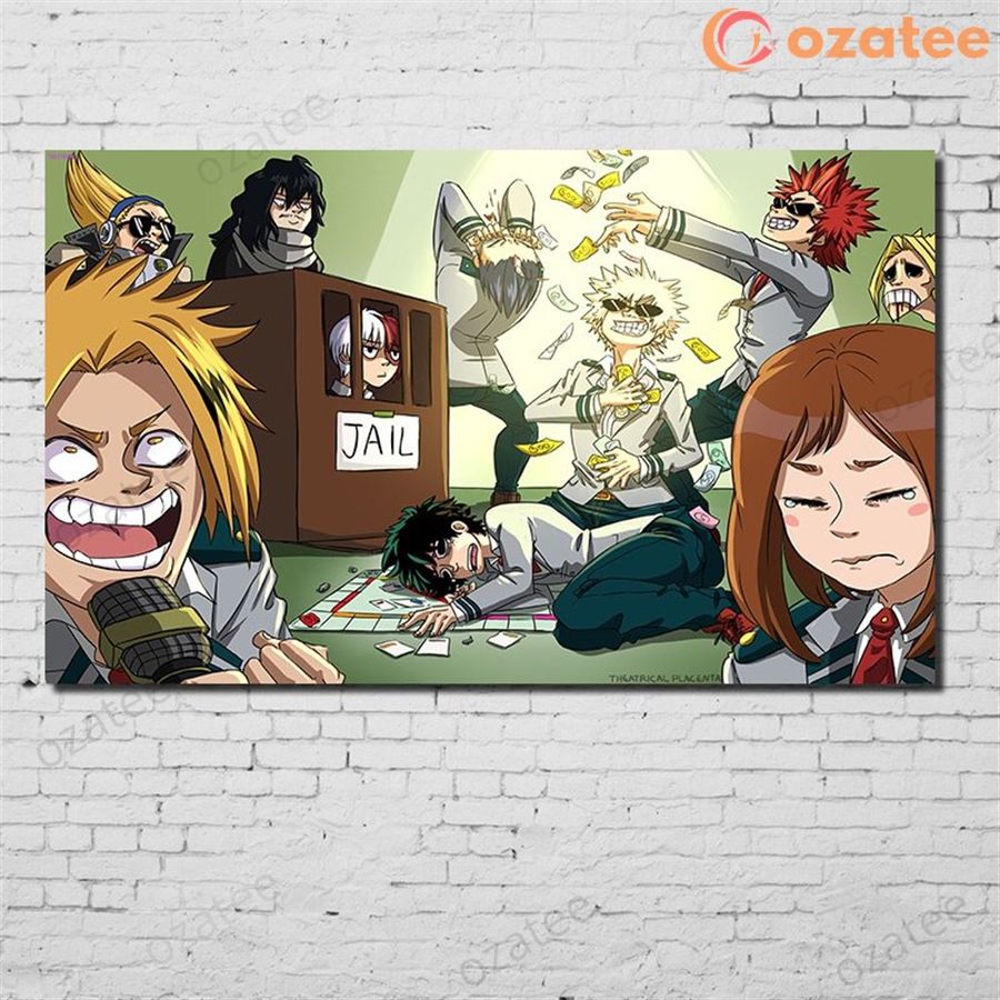 My Hero Academia Home Decoration Anime Poster