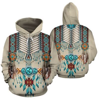 Native American Pattern Unisex 3D All Over Printed Hoodie Zip Hoodie Native American Pattern 3D Full Printing Hoodie Shirt
