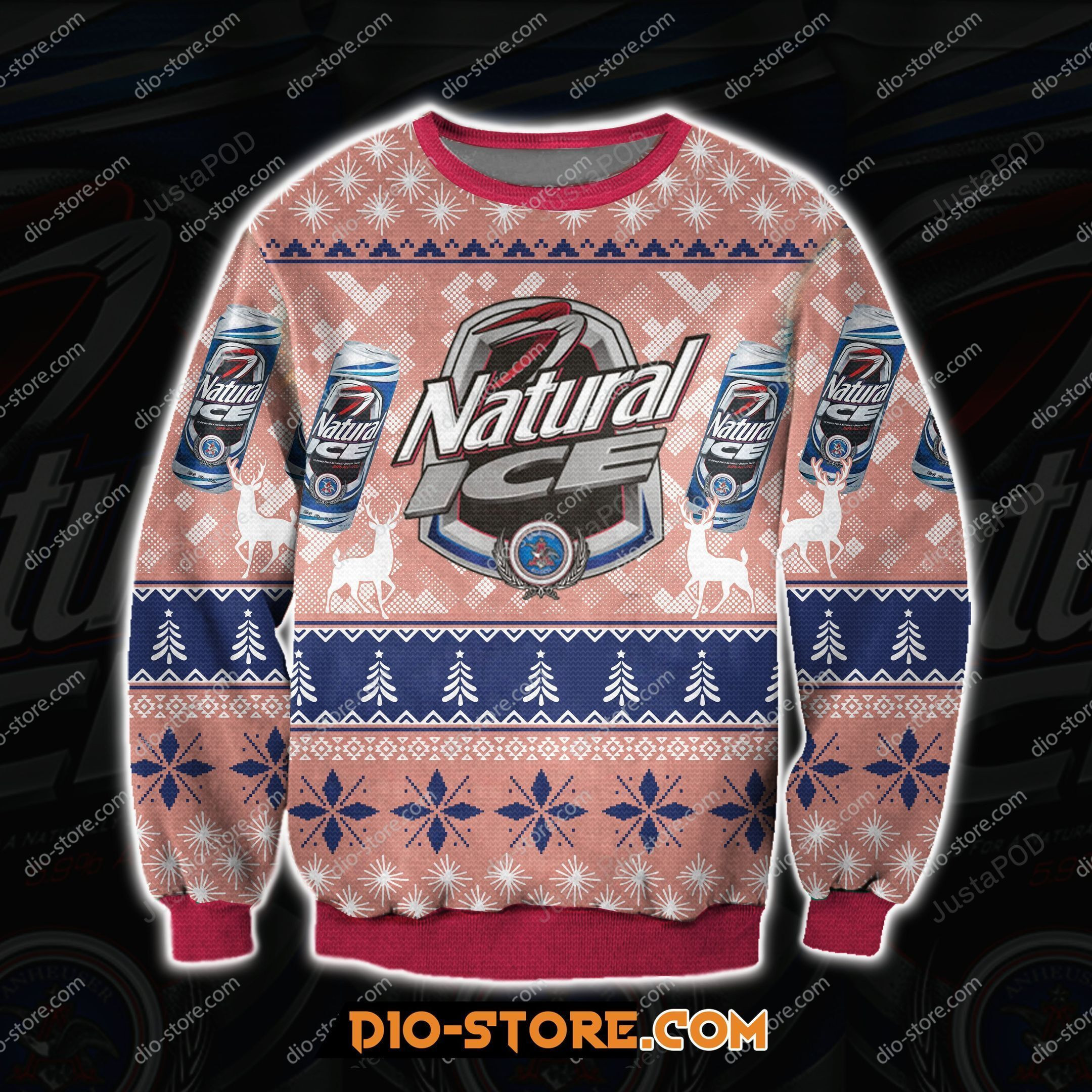 Natural Ice Beer Ugly Sweater Ugly Sweater Christmas Sweaters Hoodie