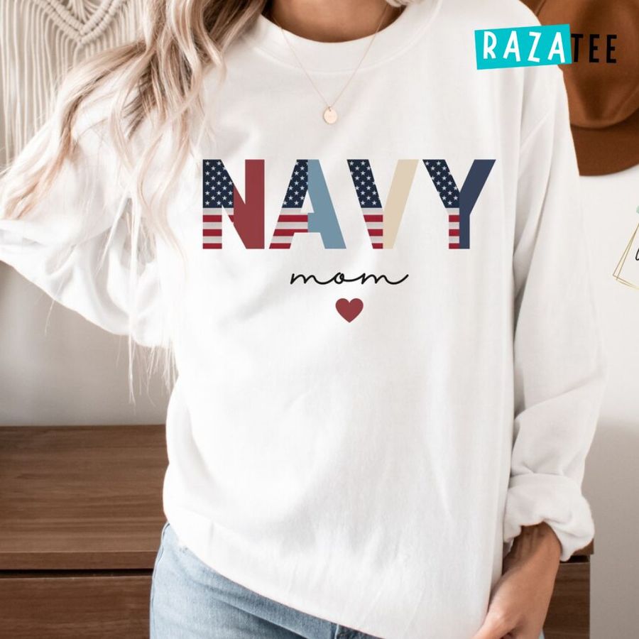 Navy Mom Sweatshirt, US Navy Mom Sweatshirt, Proud Navy Mom Sweatshirt, Sailors Mom Sweatshirt