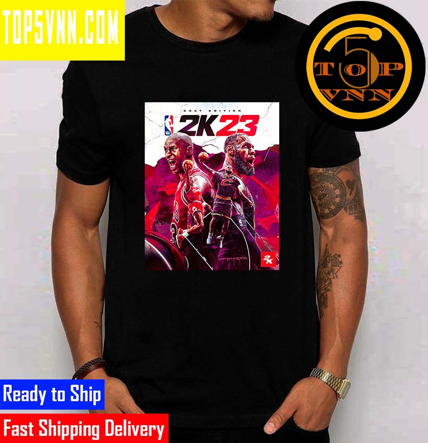 NBA 2K23 GOAT Edition Cover Michael Jordan and LeBron James For Fans Shirt