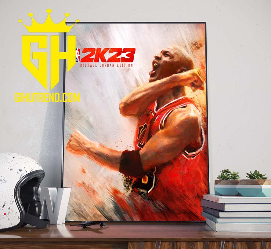 NBA 2k23 Michael Jordan Edition Poster canvas