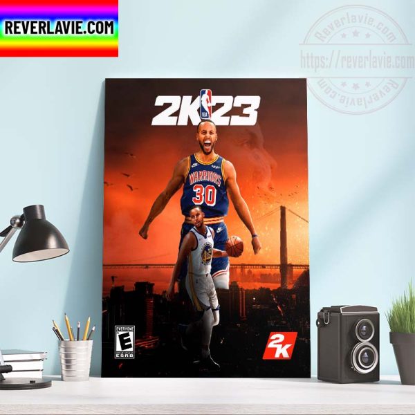 NBA 2K23 Stephen Curry Edition Cover Home Decor Poster Canvas