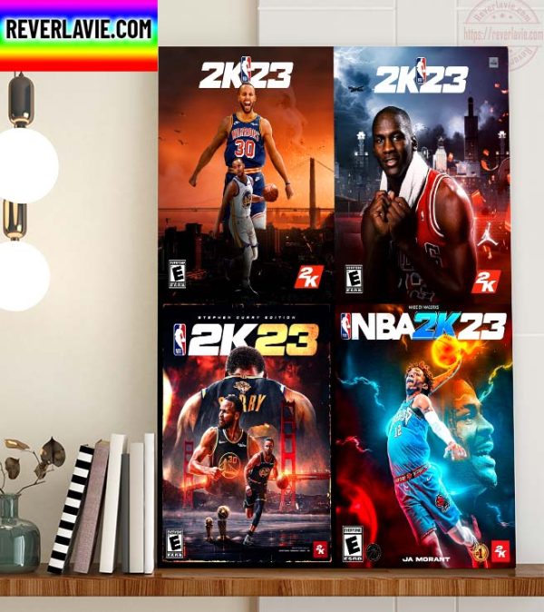 NBA All These Insane Cover Artworks For 2K23 Home Decor Poster Canvas