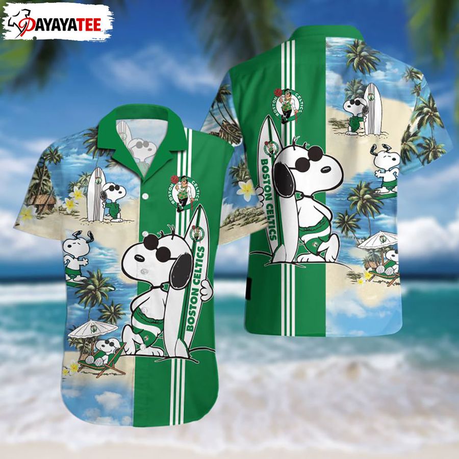 NBA Boston Celtics Snoopy Boston Celtics Hawaiian Shirt Limited Edition