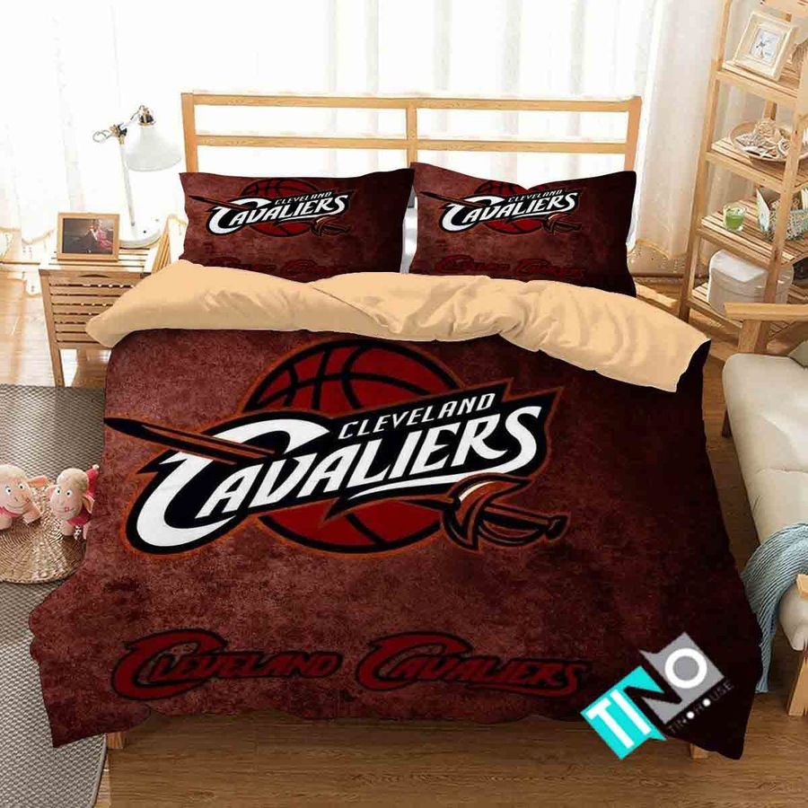 Nba Cleveland Cavaliers 1 Logo 3d Bedding Sets V