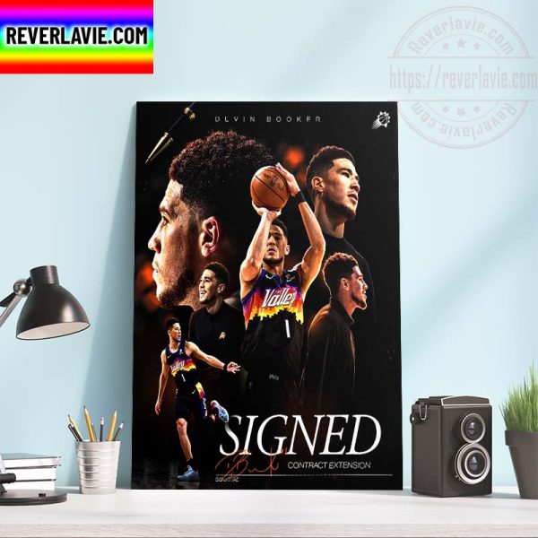 NBA Phoenix Suns Devin Booker Staying In The Valley Home Decor Poster Canvas