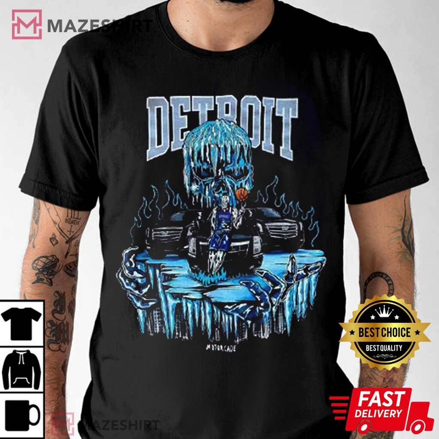 NBA Vintage Detroit Pistons Motorcade T-Shirt
