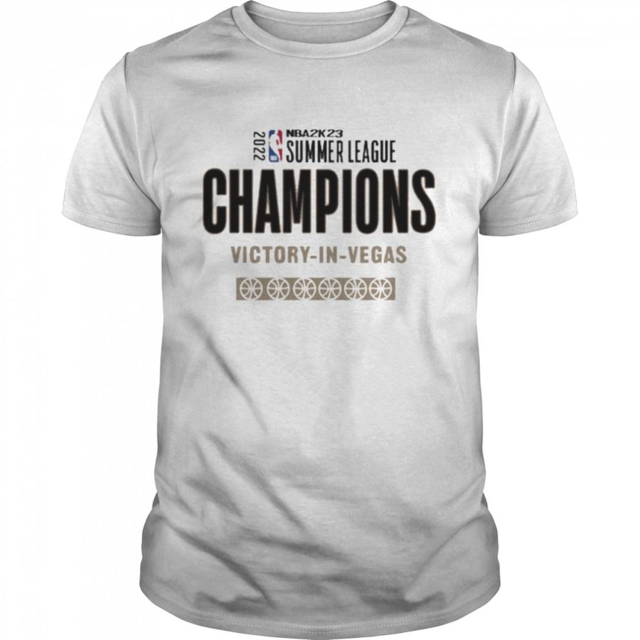 NBA2k23 2022 Summer League Champions Victory In Vegas Shirt
