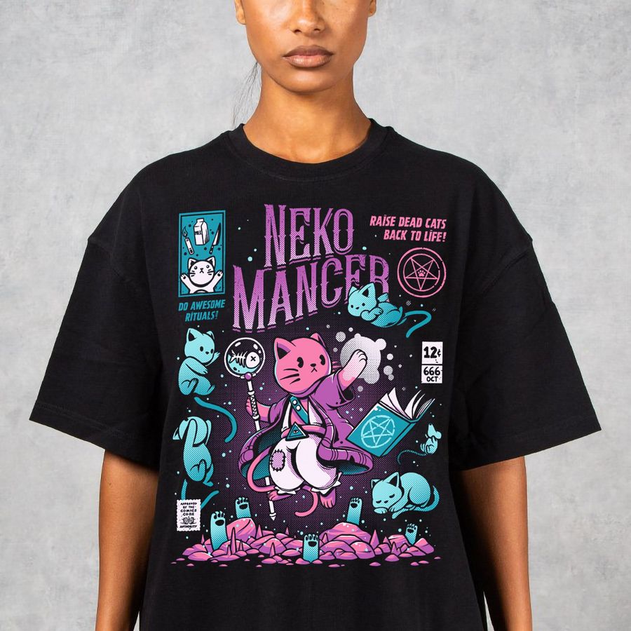 Neko Mancer Rise Dead Cats Back To Life Unisex T-Shirt