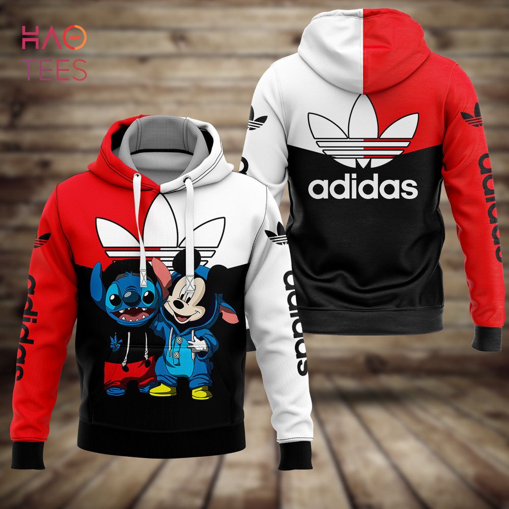 NEW Adidas Red White Black Hoodie And Pants Limited edition