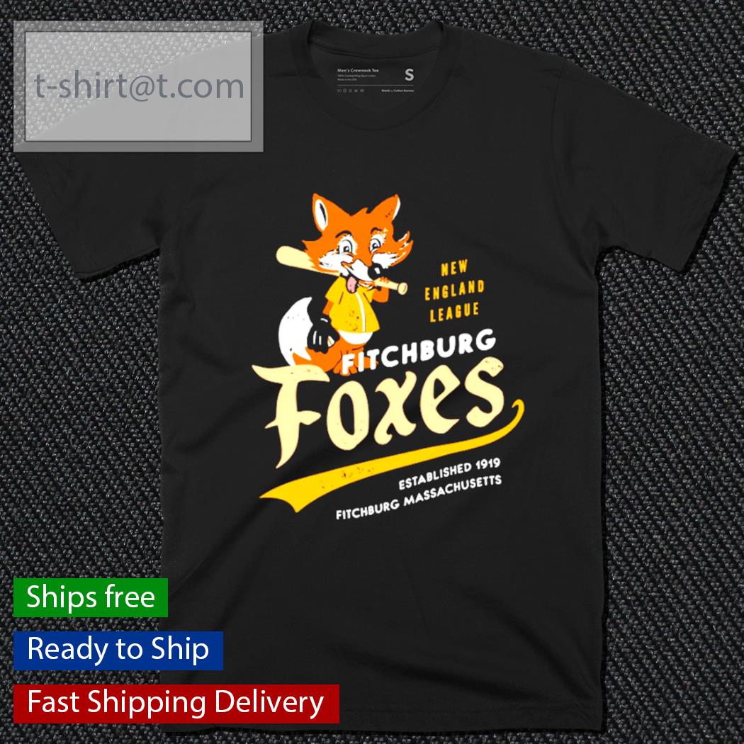 New England league Fitchburg Foxes shirt