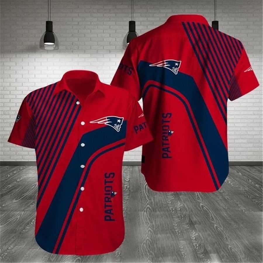 New England Patriots 3 NFL Gift For Fan Football Graphic Print Short Sleeve Hawaiian Shirt L98 - 1831