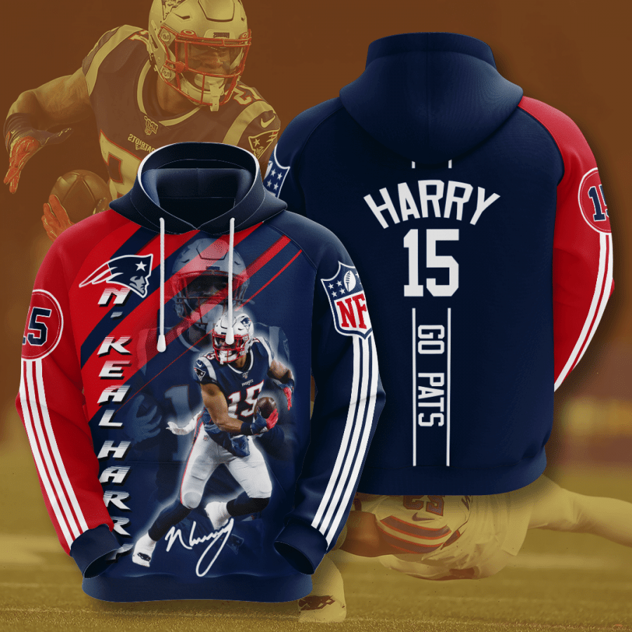 New England Patriots Nkeal Harry 3D Hoodie For Men For Women All Over Printed Hoodie
