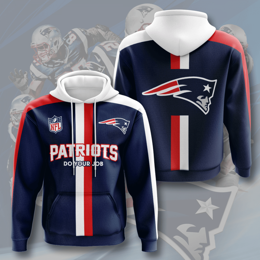 New England Patriots No1302 Custom Hoodie 3D