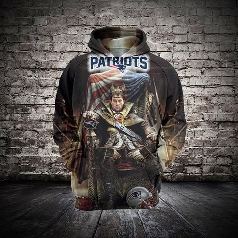 New England Patriots Tom Brady Game Of Throne Pullover And Zippered Hoodies Custom 3D Graphic Printed 3D Hoodie All Over Print Hoodie For Men For Women