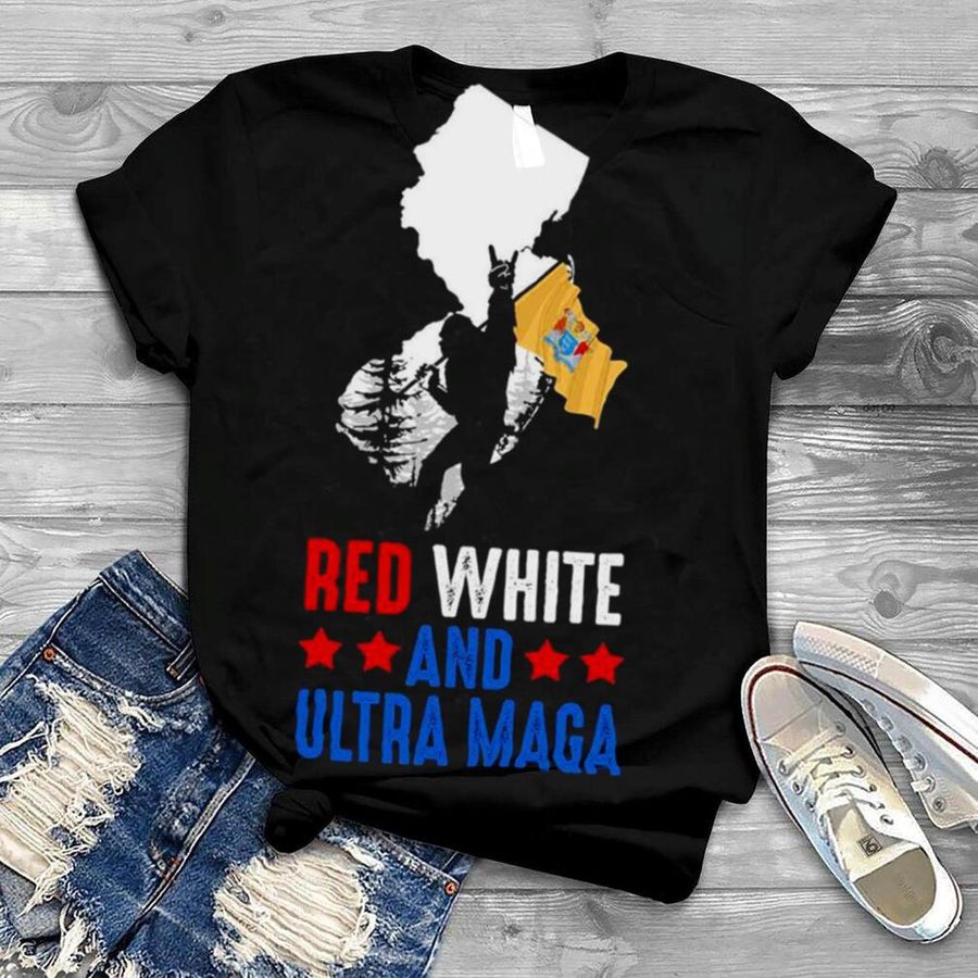 New Jersey America Bigfoot Red White And Ultra Maga Shirt