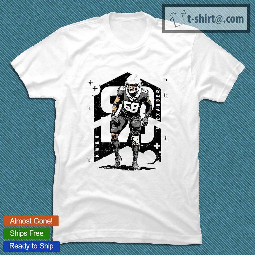 New Orleans Saints Kwon Alexander number abstract T-shirt