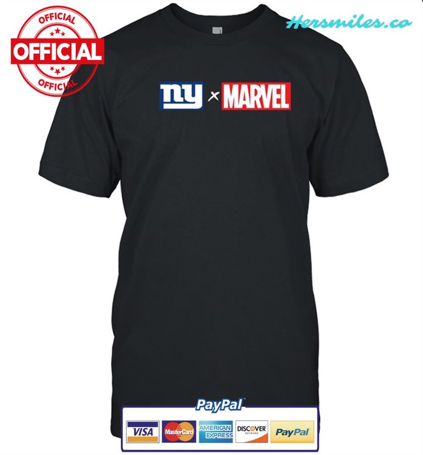 New York Giants Marvel Logo T-Shirt