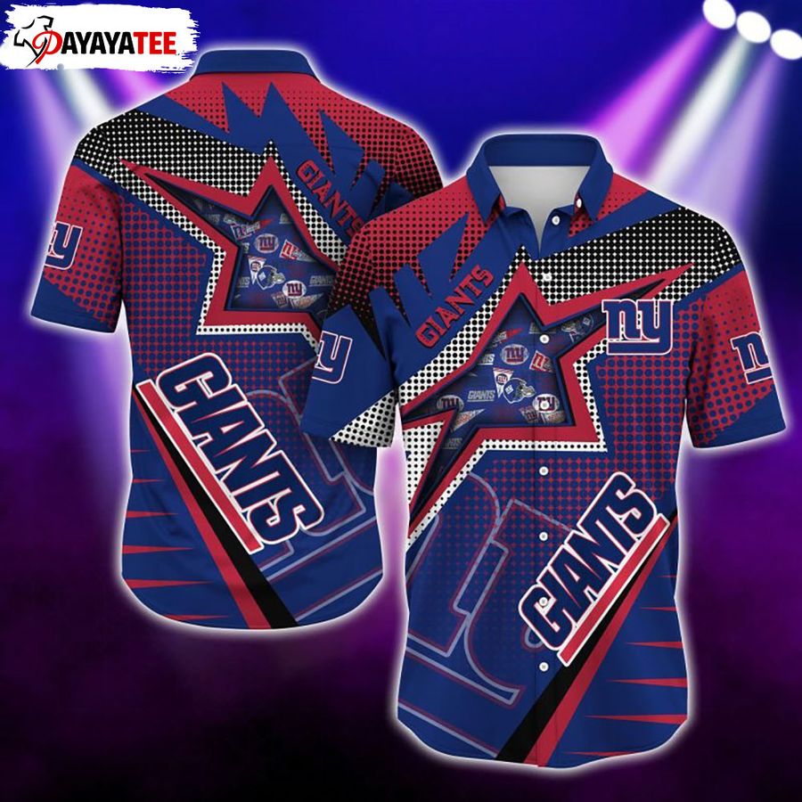 New York Giants NFL Hawaiian Shirt S To 5XL Star Cool