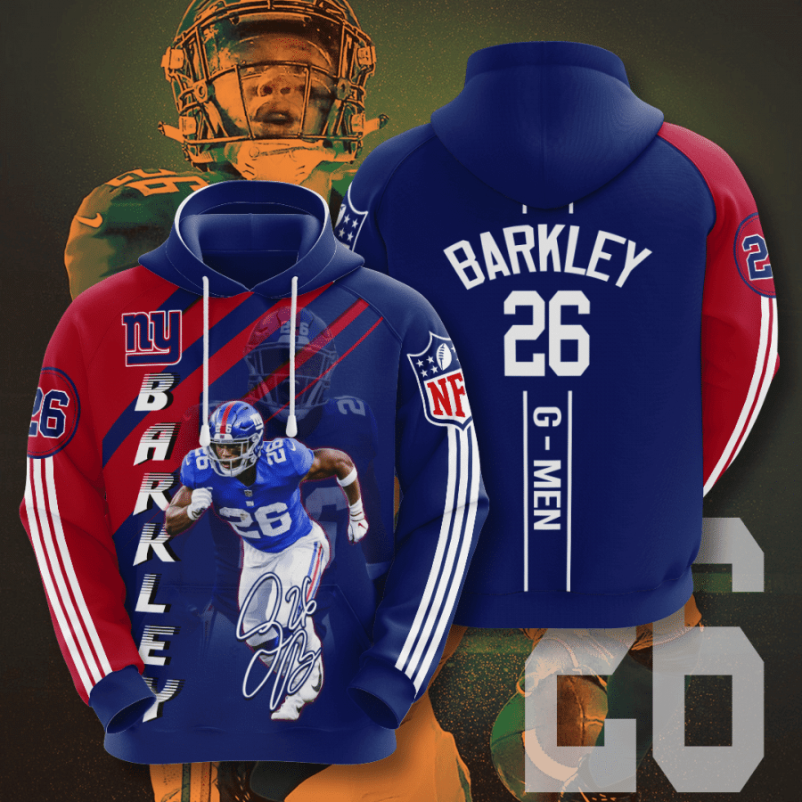 New York Giants SAQUON BARKLEY 3D Hoodie For Men For Women All Over Printed Hoodie