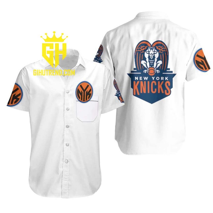 New York Knicks NBA Hawaiian Shirt And Hawaiian Shorts
