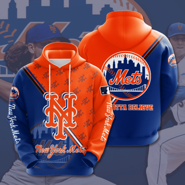 New York Mets Ncaa Football 3D Hoodie For Men For Women New York Mets All Over Printed Hoodie. New York Mets 3D Full Printing Shirt