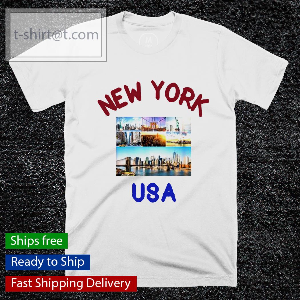 New York USA graphic shirt