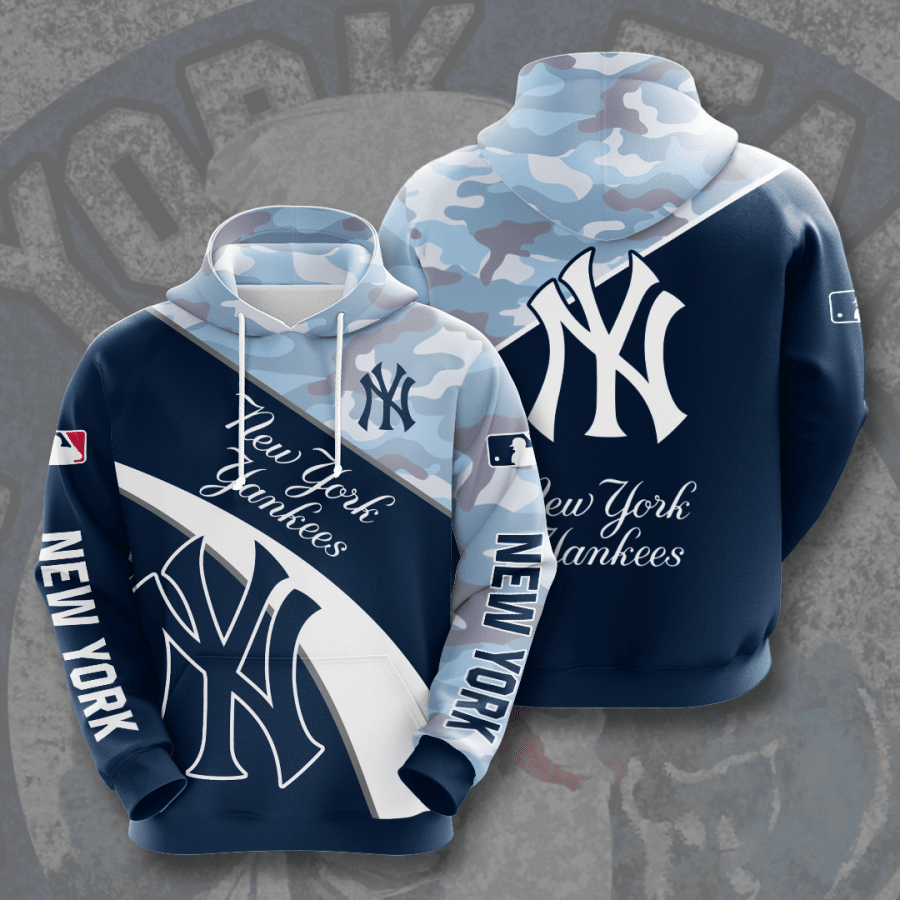 New York Yankees No1418 Custom Hoodie 3D