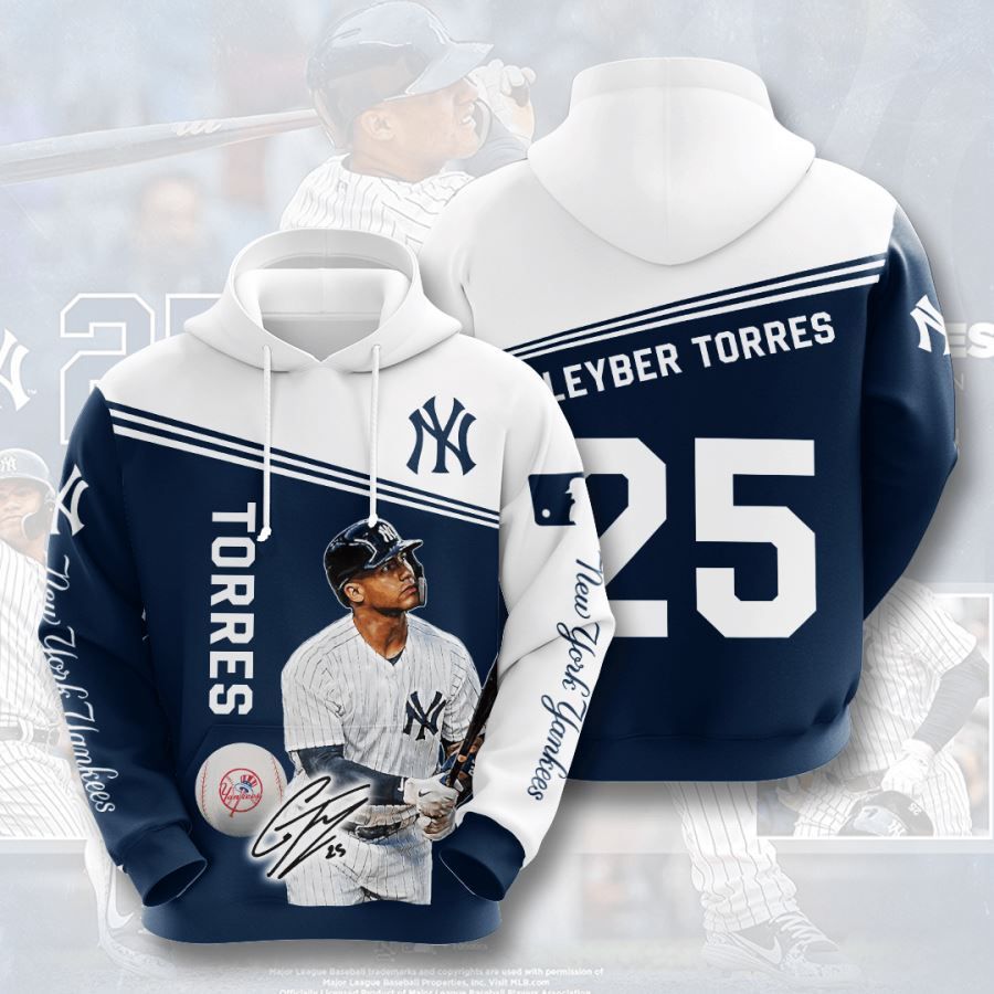 New York Yankees No1434 Custom Hoodie 3D