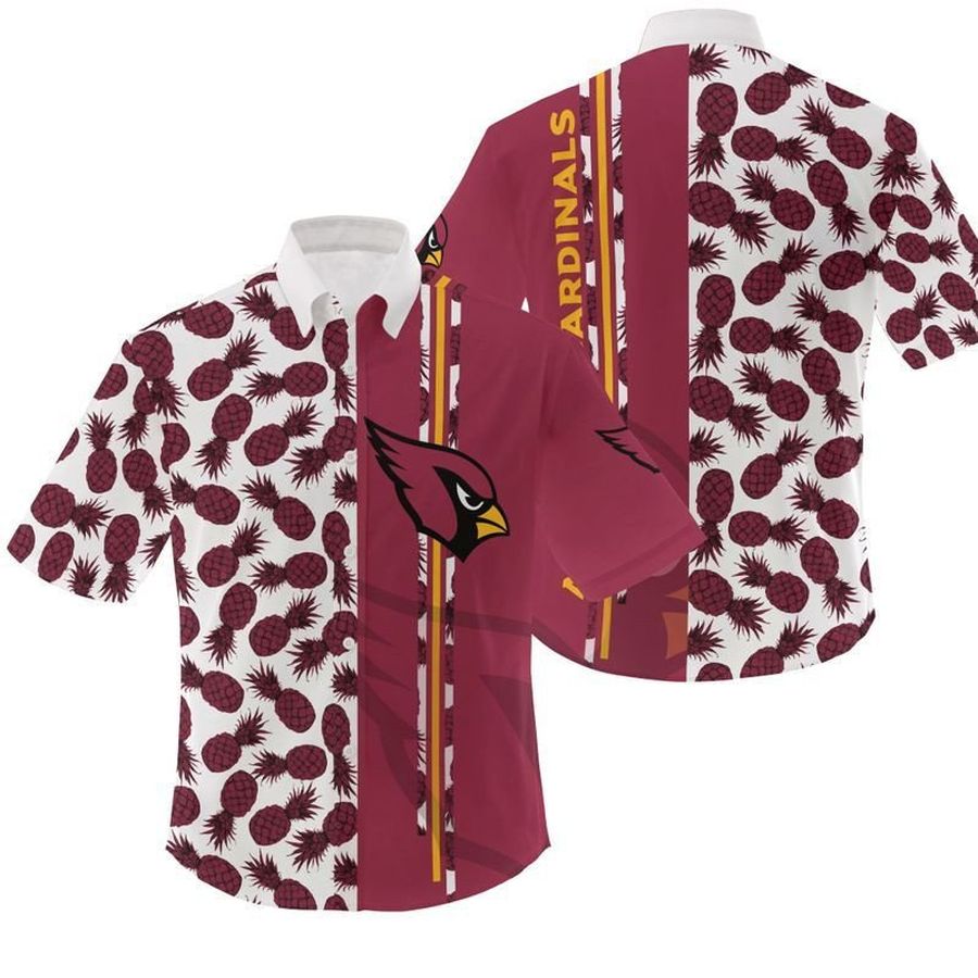NFL Arizona Cardinals Gift For Fan Hawaiian Graphic Print Short Sleeve Hawaiian Shirt 4 H97 - 8324